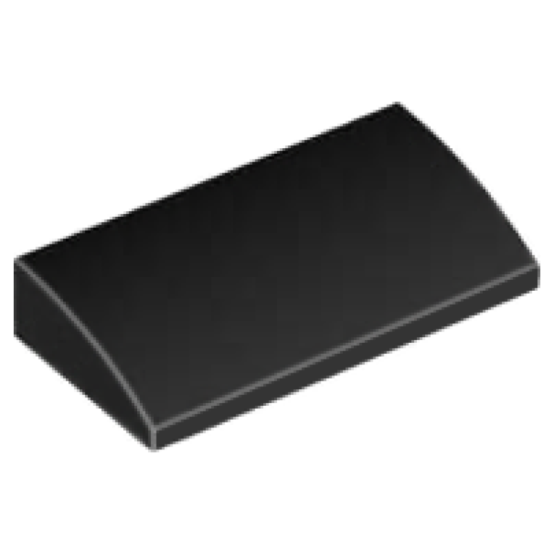 Dakpan Gebogen 2x4x2/3 Black